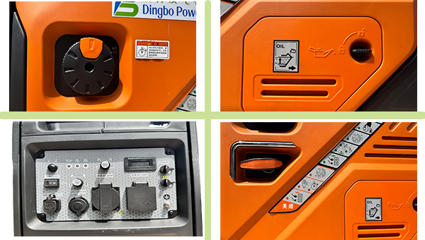 5KW手提式變頻汽油發電機3